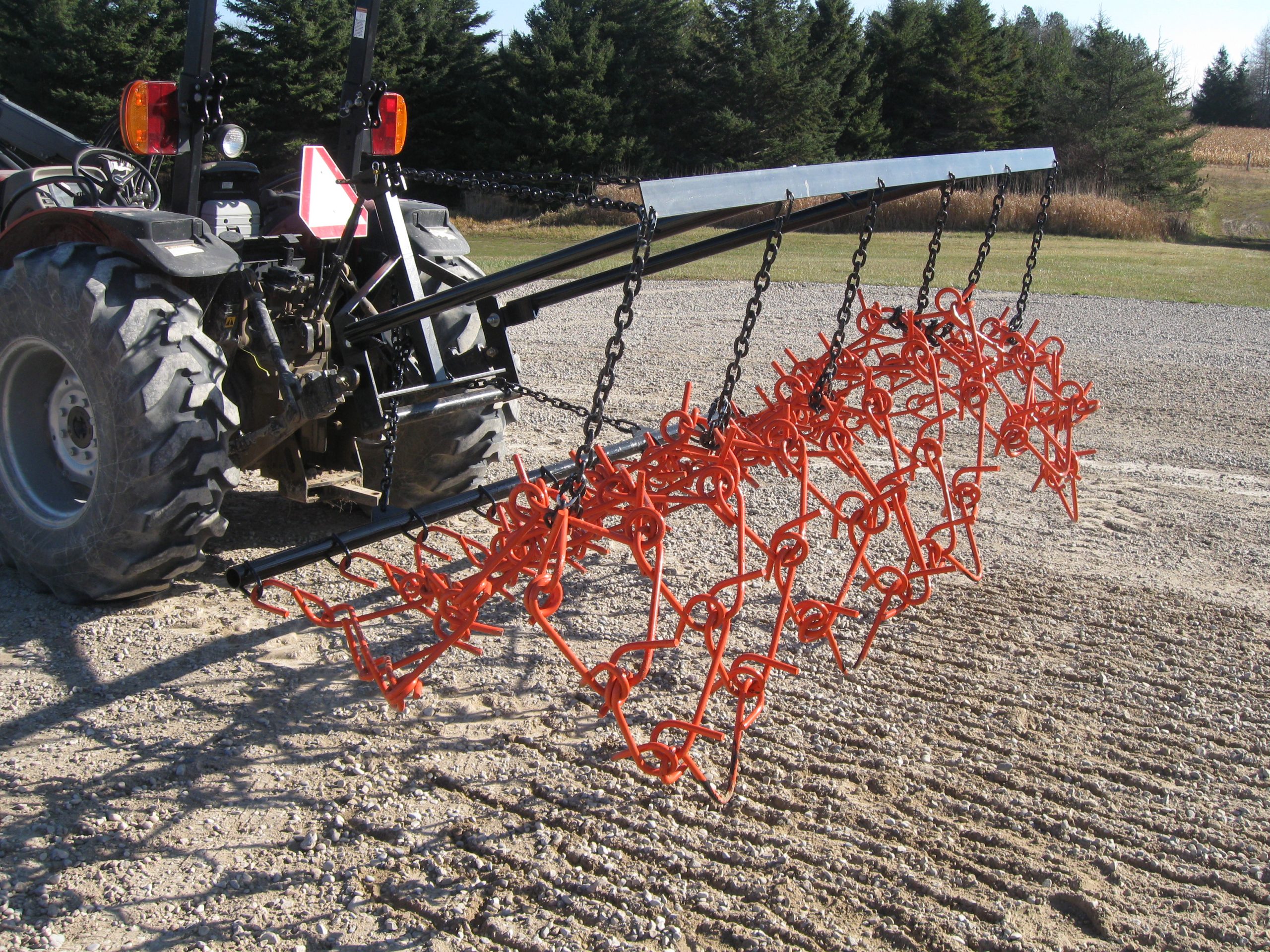 3 Point Hitch Carrier for Chain Harrow